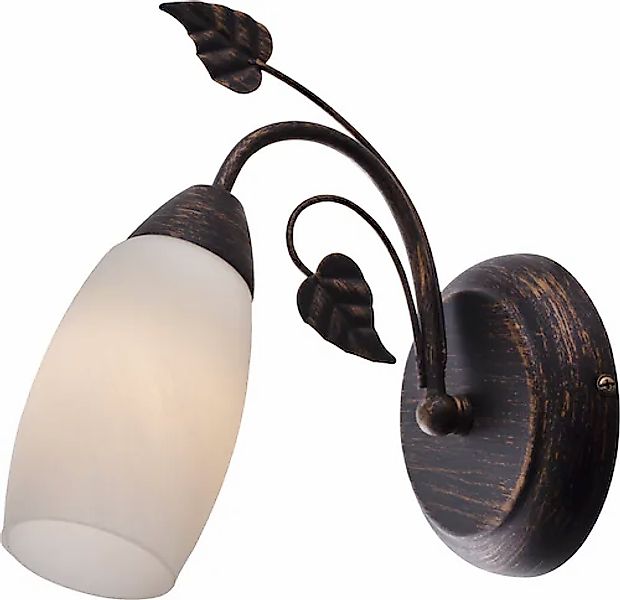 NOWA Wandleuchte »VENEZIA« E14 1 Stk. Wandlampe Wand Wohnzimmer Flur Wandbe günstig online kaufen