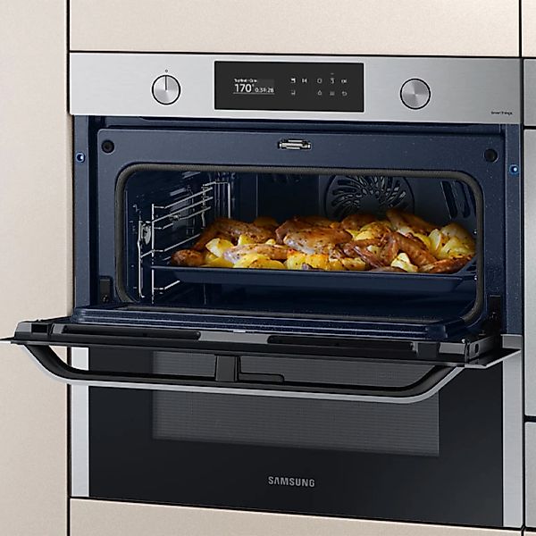 Samsung Pyrolyse Backofen Serie 5 "NV7B5775XDK" mit 1-fach-Teleskopauszug m günstig online kaufen