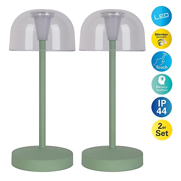 näve LED Tischleuchte Gomba 18,5 cm, günstig online kaufen