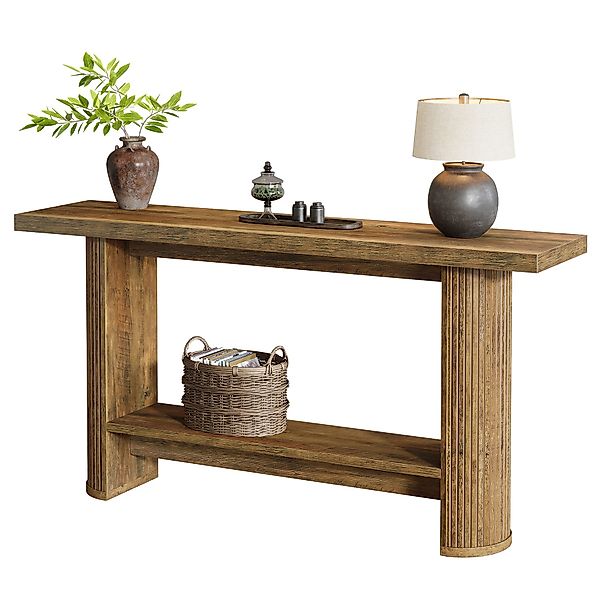 Tribesigns Konsolentisch 140cm Konsolentisch, Schmaler Sofatisch günstig online kaufen