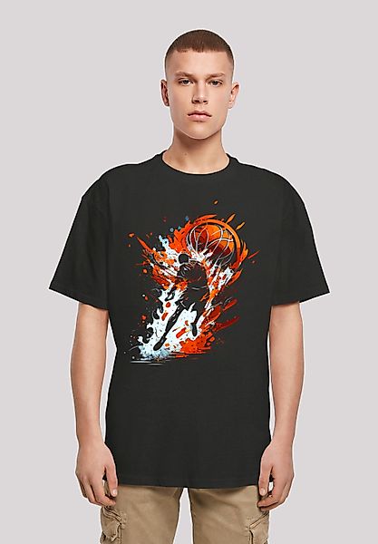 F4NT4STIC T-Shirt "Basketball Splash Sport OVERSIZE TEE" Print günstig online kaufen