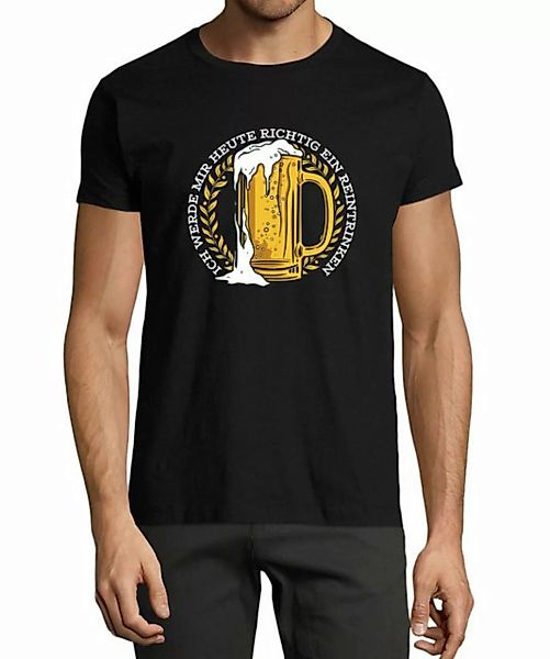 MyDesign24 T-Shirt Herren Fun Print Shirt - Oktoberfest Trinkshirt Mass Bie günstig online kaufen