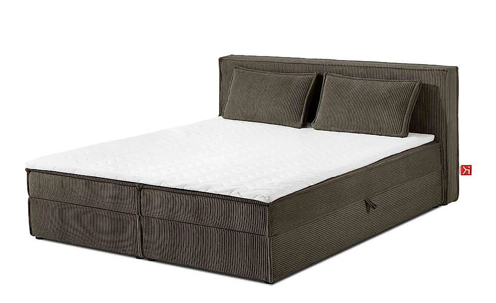 KONSIMO Boxbett   ¦ braun ¦ Maße (cm): B: 185 H: 95 Betten > Polsterbetten günstig online kaufen