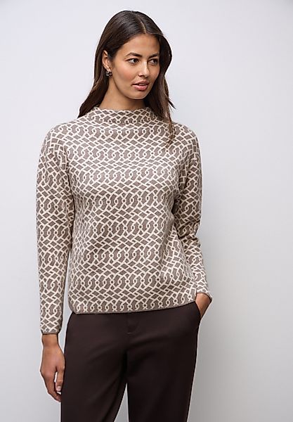 STREET ONE Jacquardpullover mit grafischem Muster günstig online kaufen