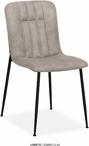 OMG Design Esszimmerstuhl "Loreto" (Set) 2 Stk. Stoff Schalenstuhl, bequem günstig online kaufen