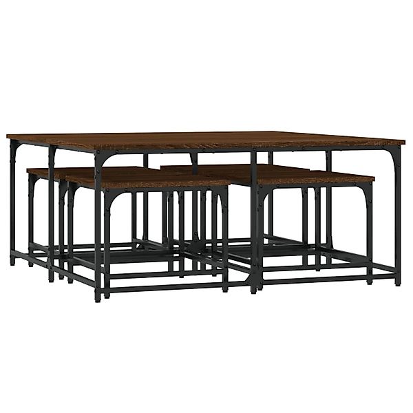 vidaXL Couchtisch Satztische 5 Stk. Braun günstig online kaufen