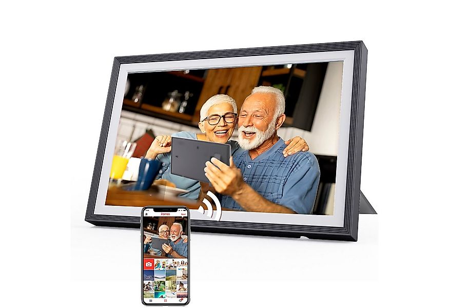 Fine Life Pro Digitaler Fotorahmen mit WiFi-Fotoübertragung. Digitaler Bild günstig online kaufen