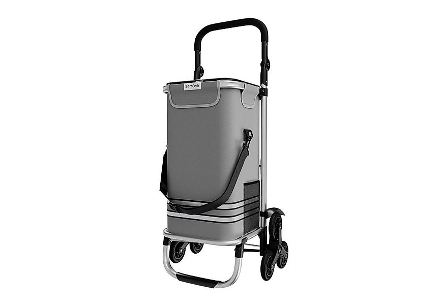 24Move Einkaufstrolley Einkaufstrolley mit 55L, 3in1 Sackkarre und Tasche, günstig online kaufen