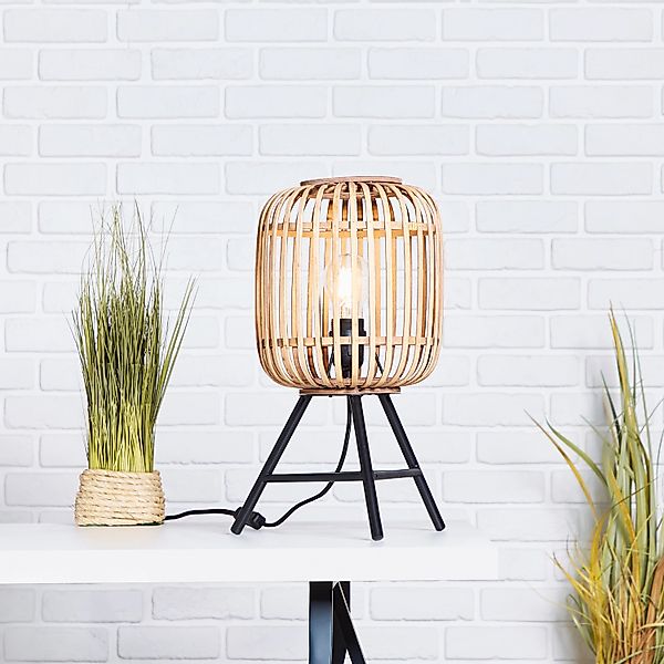 Brilliant Tischleuchte Woodrow, ohne Leuchtmittel, Tischlampe günstig online kaufen