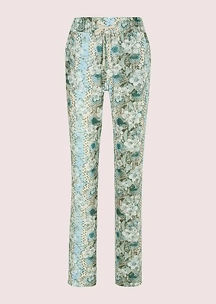 MADELEINE Jerseyhose "Jerseyhose Druckhose mit Animal- und Blütenprint" günstig online kaufen