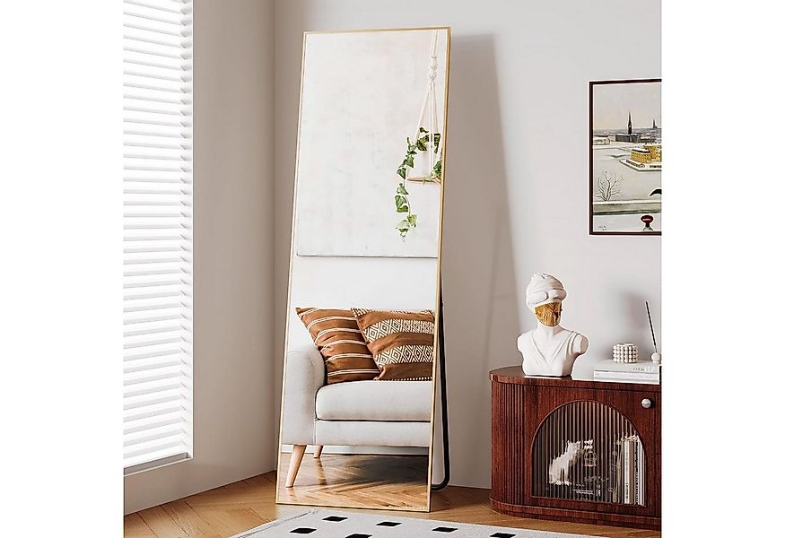 TLGREEN Ganzkörperspiegel 53/50x163cm Standspiegel mit Metallrahmen, (53x16 günstig online kaufen