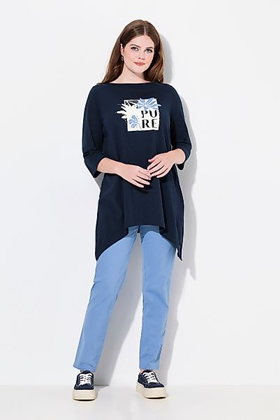 Ulla Popken Longshirt Shirt PURE U-Boot-Ausschnitt günstig online kaufen
