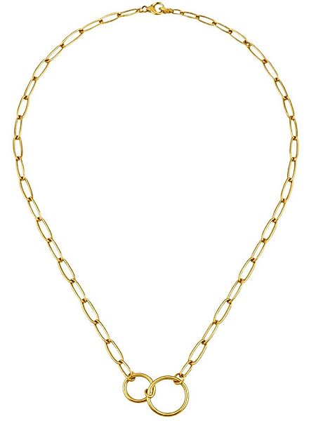 BS Schmuckdesign Gliederkette Halskette Damen Kreiskette verbundene Ringe v günstig online kaufen