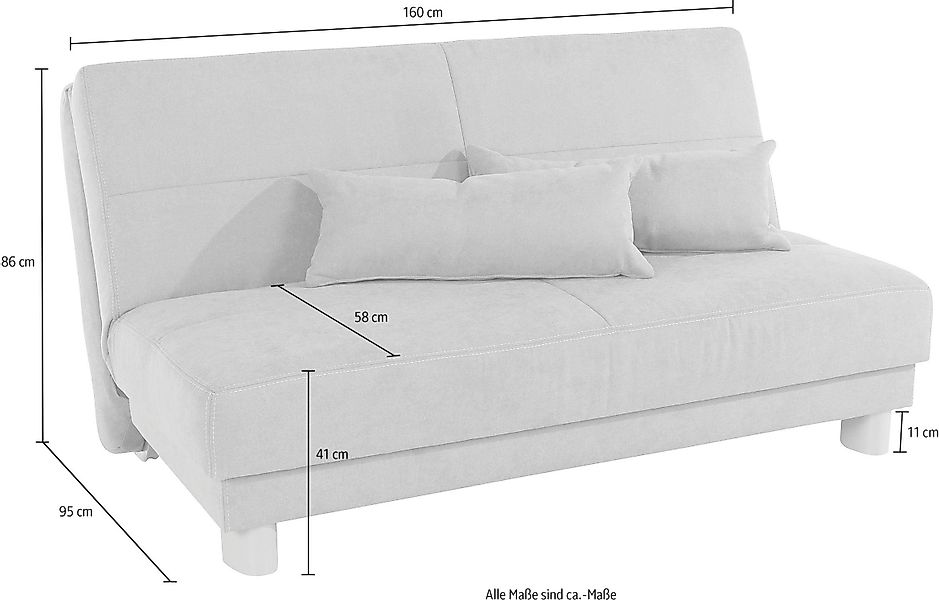 INOSIGN Schlafsofa Gina, mit einem Handgriff günstig online kaufen