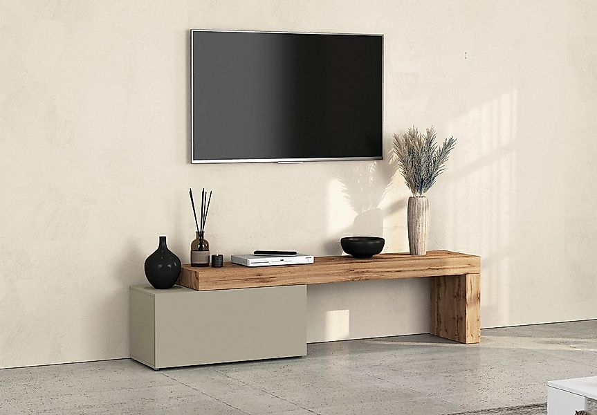 OTTO home Lowboard Chronos TV-Board, TV-Schrank (1 St., Breite verstellbar günstig online kaufen