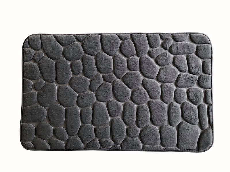 ADOB Badematte Premium Badezimmerteppich, Stein Optik, günstig online kaufen