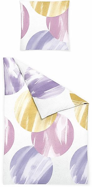 BIERBAUM Bettwäsche "4113" 2 Stk. Seersucker, 100 % Baumwolle, pflegeleicht günstig online kaufen