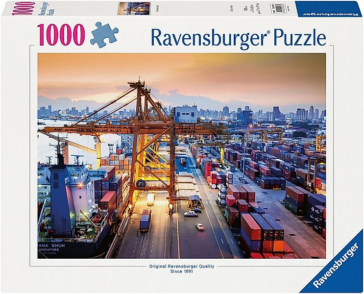 Ravensburger Puzzle Hafen, 1000 Puzzleteile, Made in Germany günstig online kaufen