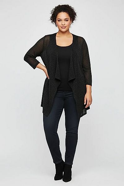 Shape of You Blusenjacke Glitzer-Strickjacke günstig online kaufen