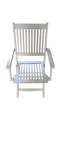 Sedex Gartenstuhl Klappstuhl Linus weiß gewischt, klappbar günstig online kaufen