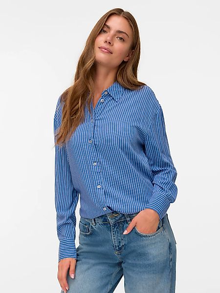 Vero Moda Langarmbluse "VMALICE LS SHIRT WVN GA NOOS" günstig online kaufen