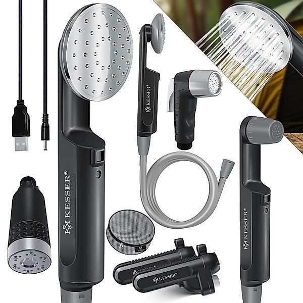 KESSER Gartendusche, Campingdusche mit Akku Tauchpumpe günstig online kaufen