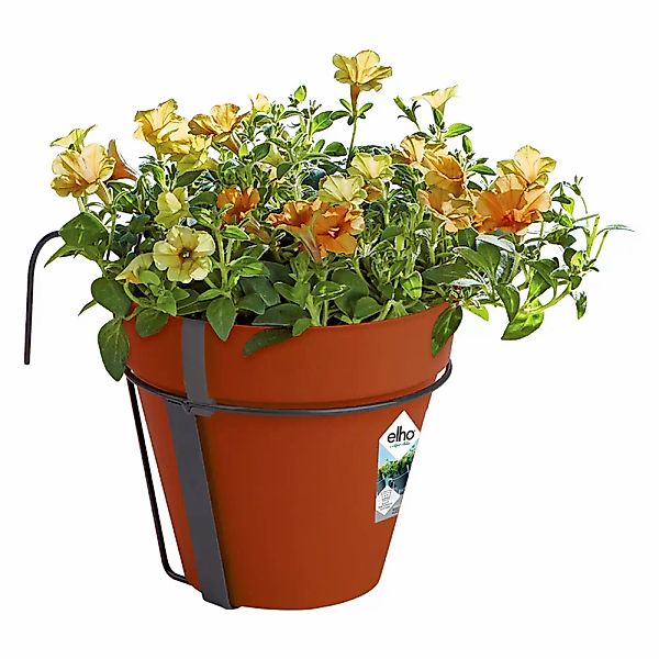 Blumentopf Terrakotta 20x28cm mit Halterung günstig online kaufen