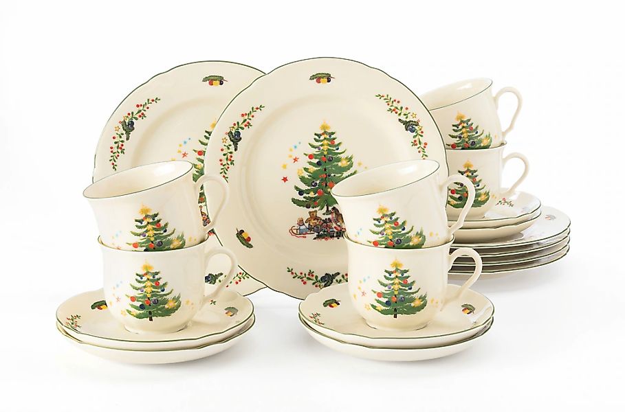 Seltmann Weiden Kaffeeservice "Geschirr-Set, Service Marie-Luise, Advent, W günstig online kaufen