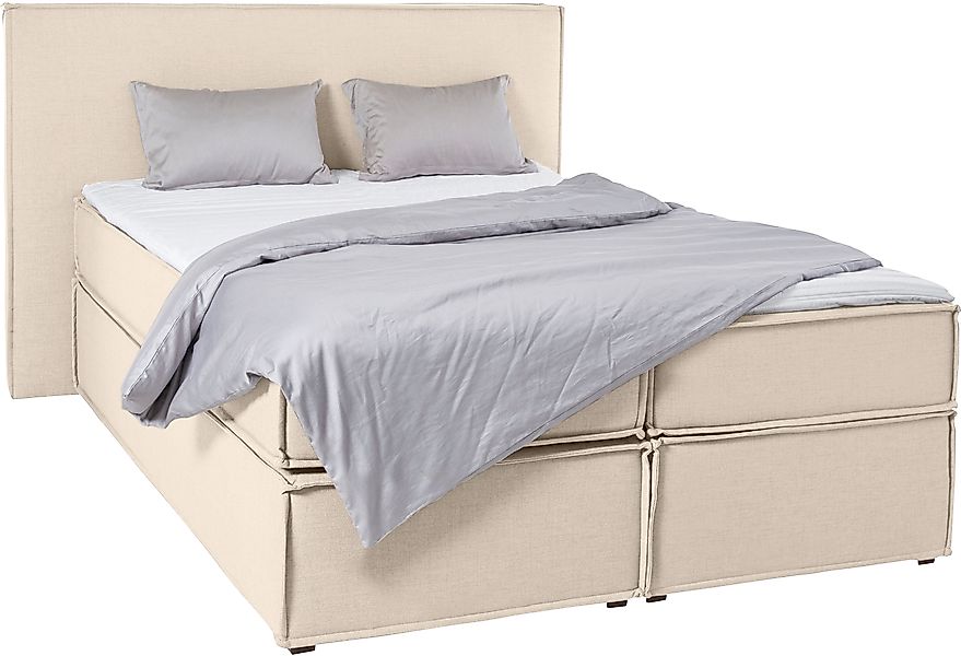 LeGer Home by Lena Gercke Boxspringbett "Yuma" incl. Topper, in 4 Breiten, günstig online kaufen