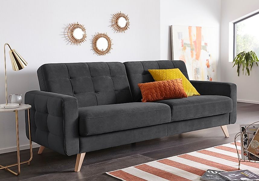 exxpo - sofa fashion 3-Sitzer "Nappa, kompakt und komfortabel, bequem, zeit günstig online kaufen