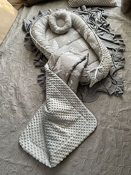 Loolay Bettnestchen MINKY/ Baumwolle BABYNEST Babykokon Geschenk Babyaussta günstig online kaufen