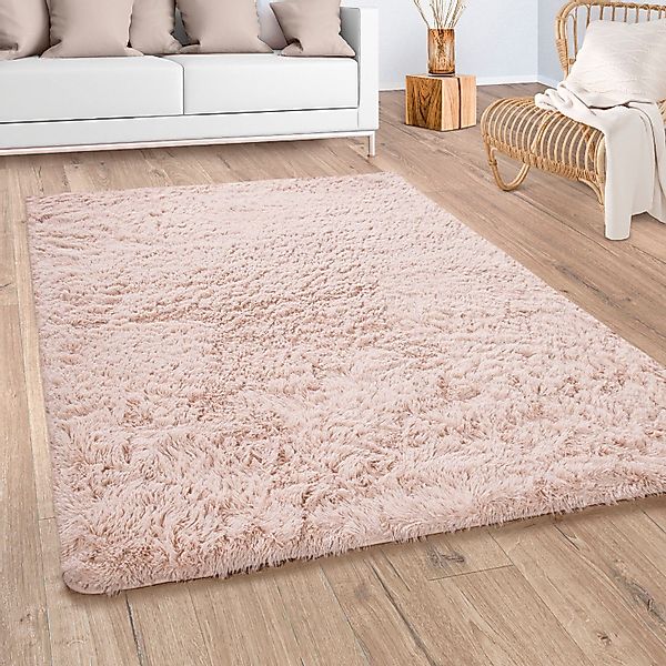 Paco Home Hochflor-Teppich Silky 591, rechteckig, günstig online kaufen