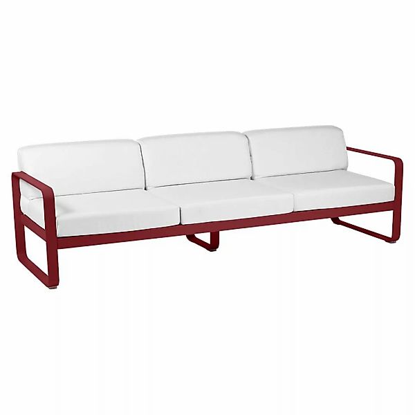 Bellevie 3-Sitzer Lounge-Sofa 43 Chili 81 Grauweiß günstig online kaufen