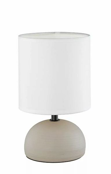 Tischleuchte LUCI von REALITY Leuchten R50351025 Weiß / Hellbraun günstig online kaufen