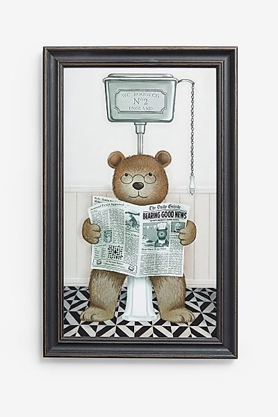 Next Wanddekoobjekt Gerahmte Wandkunst, Bertie Bär günstig online kaufen