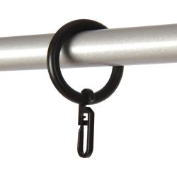 Bestlivings Gardinenstange, 1-läufig, Gardinenring - schwarz günstig online kaufen