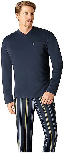 Hajo Schlafanzug Pyjama mit langem Arm (2 tlg) Klima Komfort günstig online kaufen