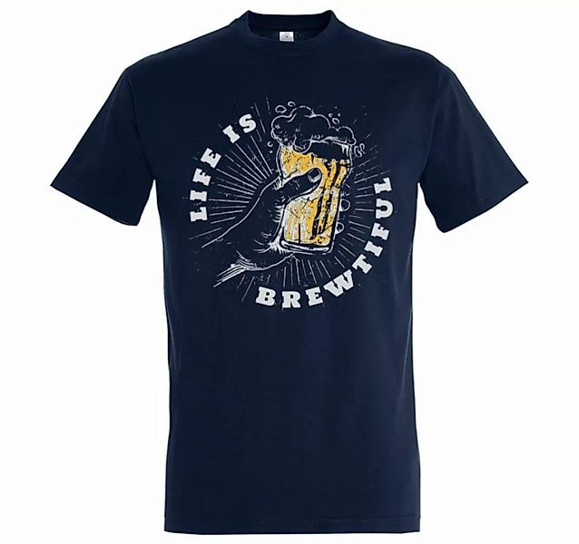 Youth Designz T-Shirt Life Is Brewtiful Herren Shirt mit trendigem Frontpri günstig online kaufen
