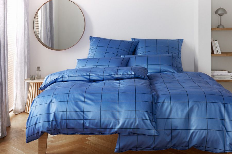 Elegante Bettwäsche "Cross" 2 Stk. tlg. angenehmes Hautgefühl günstig online kaufen