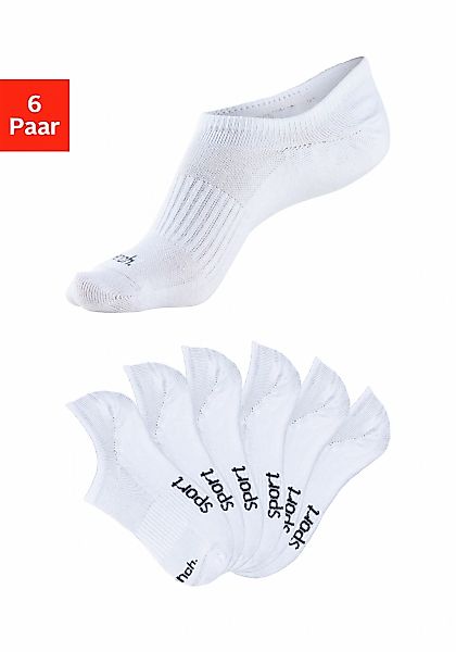 Bench. Sneakersocken Packung, 6 Paar tlg. nicht sichtbar in Sneakern günstig online kaufen