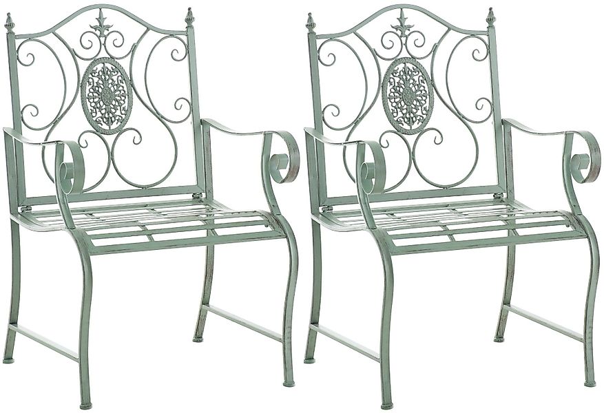 CLP Gartenstuhl Punjab (2er Set), lackiertes günstig online kaufen