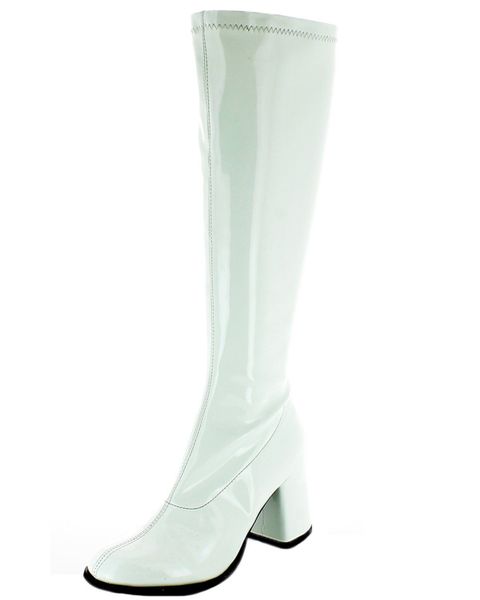 Das Kostümland Gogo Damen Retro Lackstiefel, günstig online kaufen