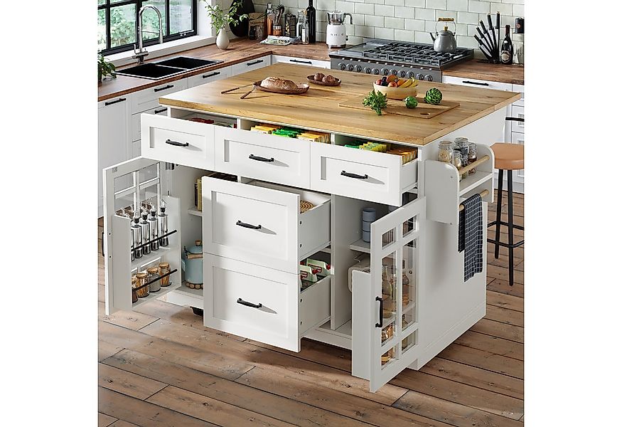 MODFU Küchenwagen Multifunktionale Kücheninsel,Buffetschrank, (Gesamtmaße ( günstig online kaufen