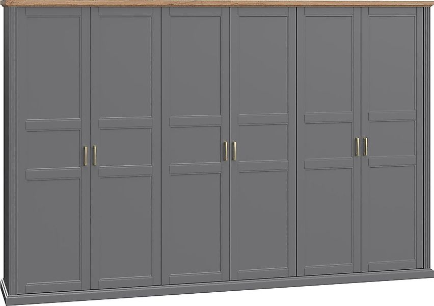 Home affaire Kleiderschrank "Tara, wahlweise 4 Breiten, hoher Schrank 227cm günstig online kaufen