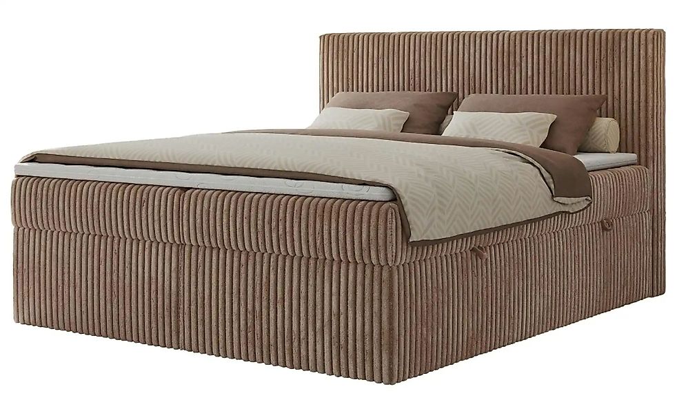 Boxbett mit Bettkasten Tiliano ¦ braun ¦ Maße (cm): B: 164 H: 119 Betten > günstig online kaufen