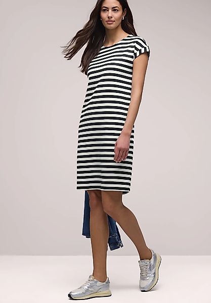 STREET ONE Jerseykleid Ohne Taschen im Streifendesign günstig online kaufen