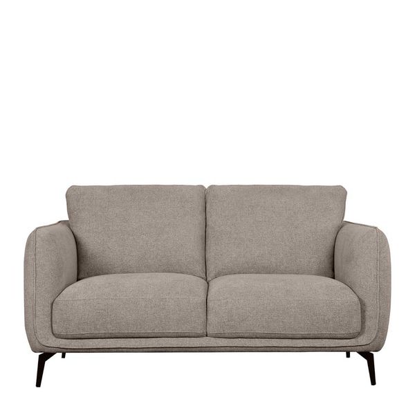 Wohnzimmercouch Sofa mit Fußgestell aus Metall und Bezug günstig online kaufen
