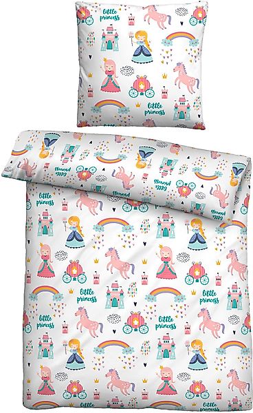 Biberna Bettwäsche kleine Prinzessin, Feinbiber, 2 günstig online kaufen