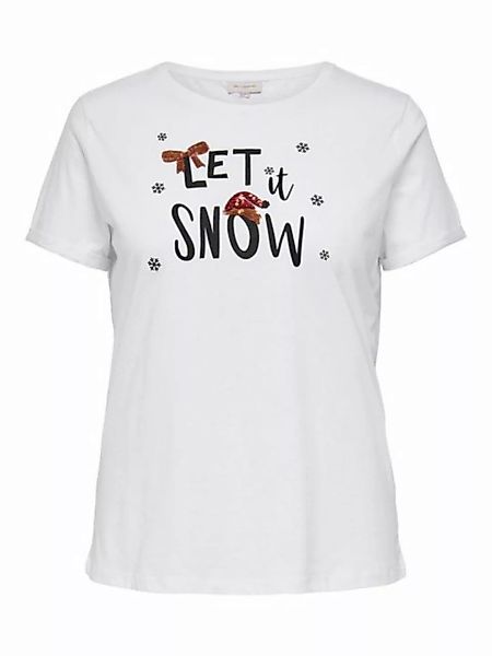 ONLY CARMAKOMA T-Shirt CARSNOW SS REG TEE JRS günstig online kaufen
