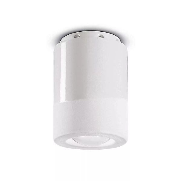 Deckenlampe PI, zylinderförmig, Ø 8,5 cm, weiß günstig online kaufen